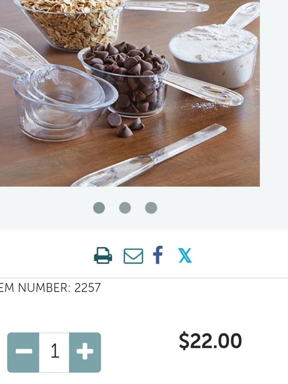 Authentic Pampered Chef
Complete 7-piece measuring cup set Snap-Together Design - Picture 7 of 7